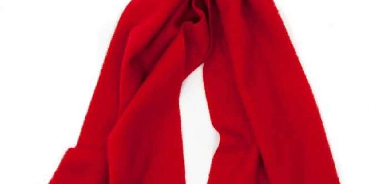 Modern Collection Of A Red Scarf