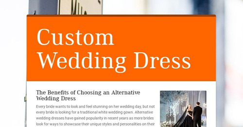 Custom Wedding Dress | Smore Newsletters