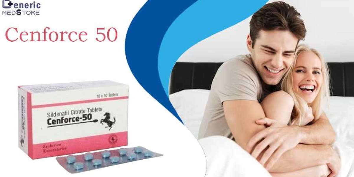 Cenforce 50 mg (Sildenafil) Tablets – Genericmedsstore