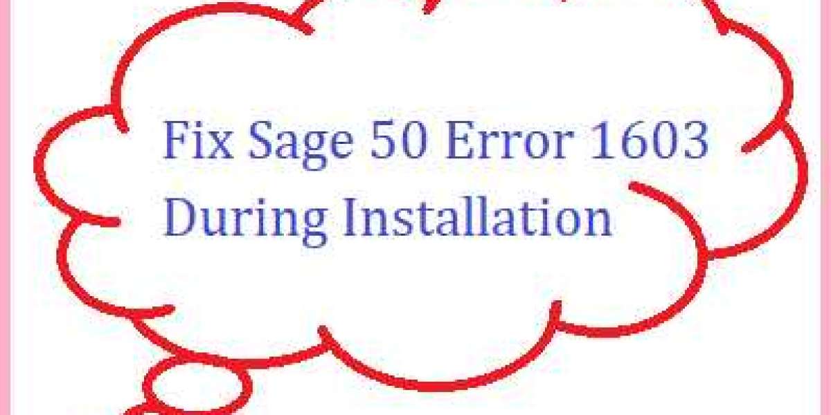 Fix Sage 50 Error 1603 During Installation