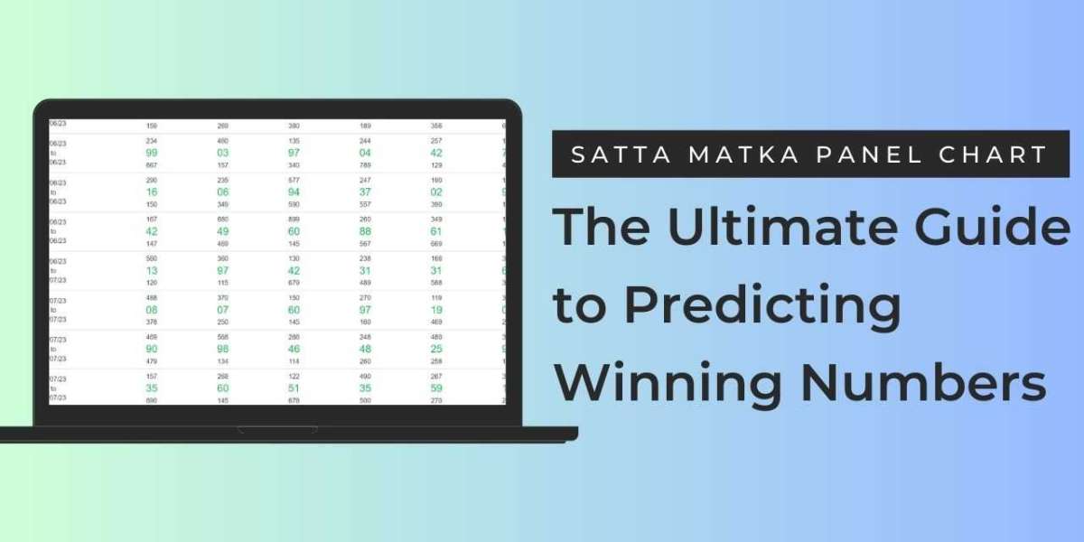 Satta Matka Panel Chart: The Ultimate Guide to Predicting Winning Numbers