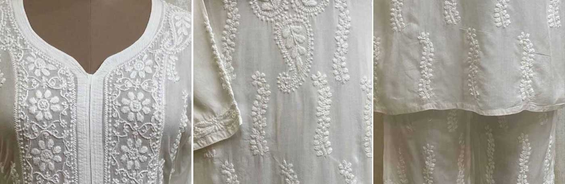 Long Chikankari Kurtis Cover Image