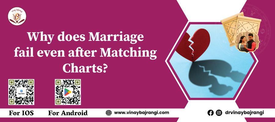 Why does marriage fail even after matching charts?