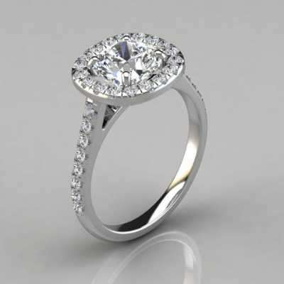 "Cathedral Round Cut Solitaire Moissanite Engagement Ring  " Profile Picture