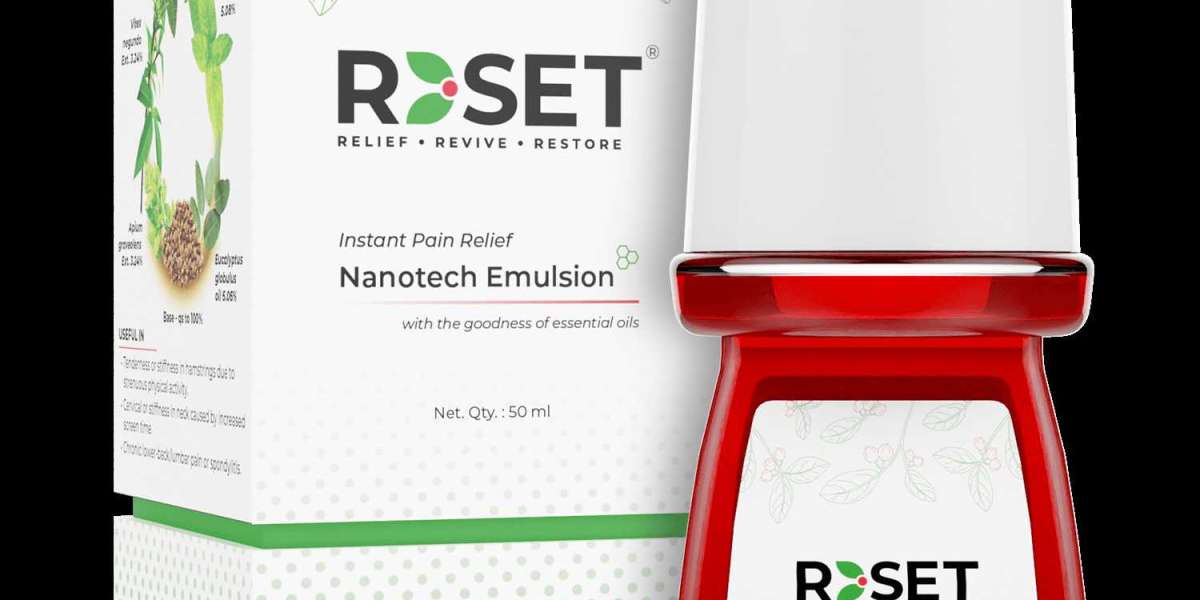 Get Instant Neck and Shoulder Pain Relief through RESET Emulsion