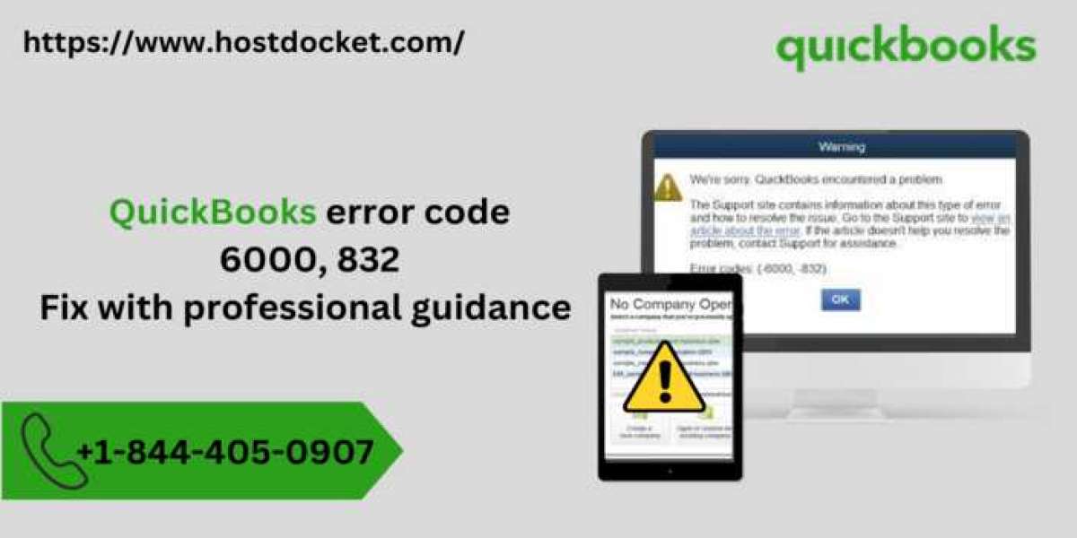 What is QuickBooks error code 6000 832 and how to fix it?