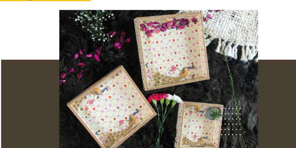 Purchase  Best Square Tray Online From Luxehome at Affordable Price