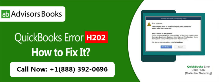 Quickbooks Error H202: How to fix it? - AdvisorsBooks