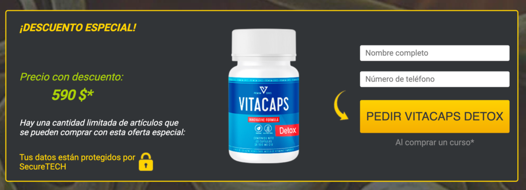 Vitacaps Detox : ¿Es seguro o no-Beneficios-Cómo funciona?-Mexico