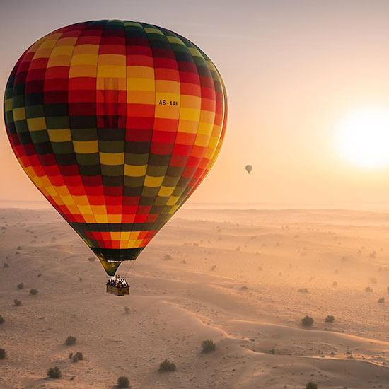 Hot Air Balloon Ride Dubai UAE, Cheap Ballooning Ride