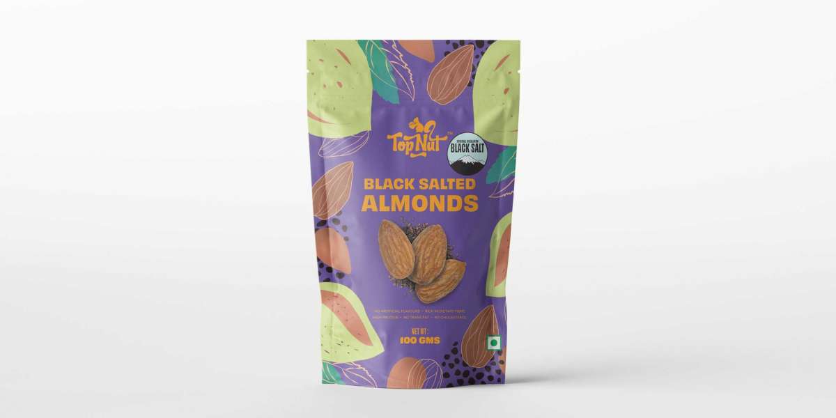 BLACK SALTED ALMONDS