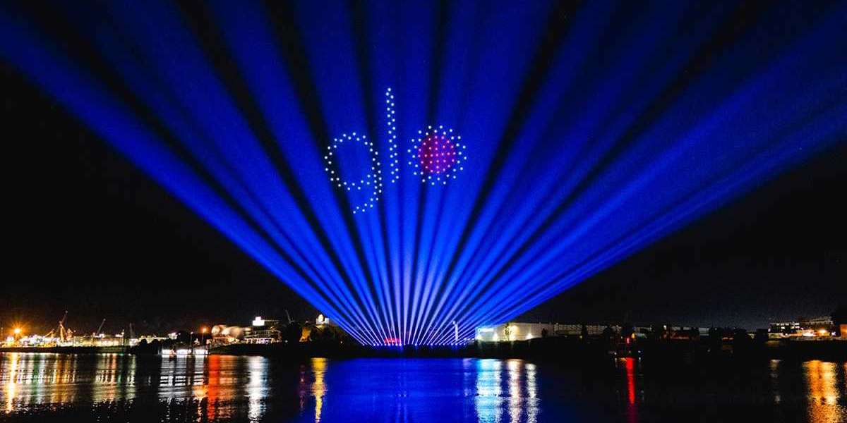 Illuminating The Skies: The Rise Of Drone Light Show Company UK