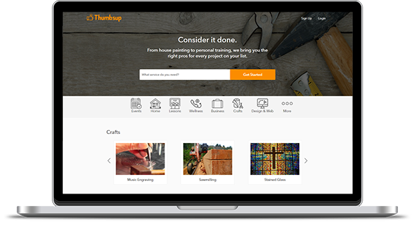 Thumbtack Clone - Simplify Your Service Needs Today!