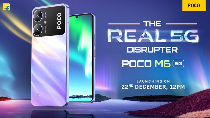 POCO M6 5G Set to Debut in India on December 22 - Cash2phone