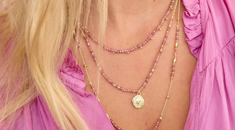 Elevate Your Style with Crafted by Citrus’ Pink Tourmaline Gold Necklace - El Paso News